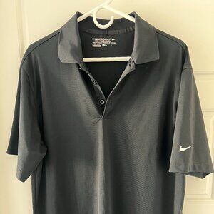 Nike Golf Men's Large Black Polo Shirt